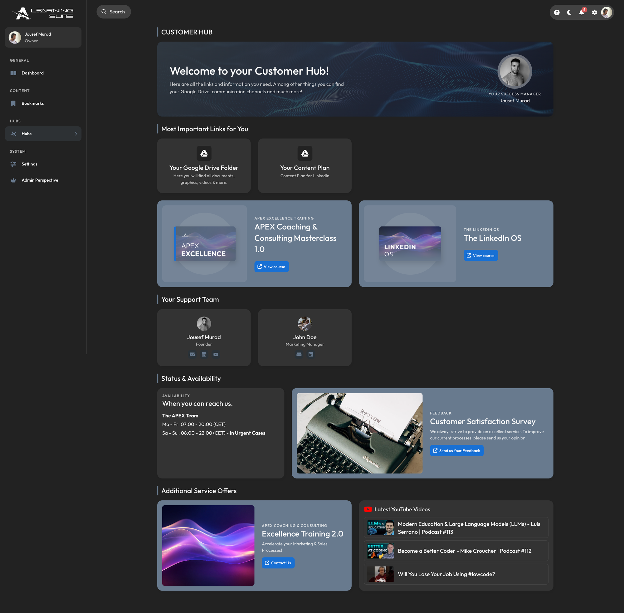 Learning Suite APEX